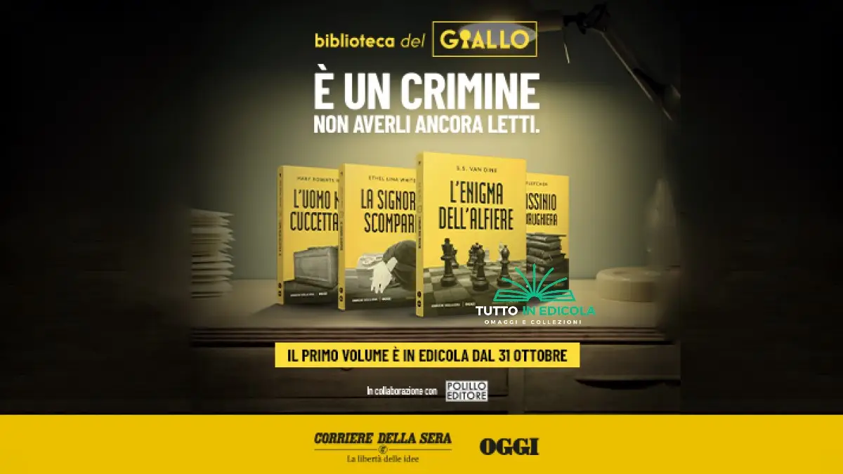 Collana Biblioteca del giallo in edicola